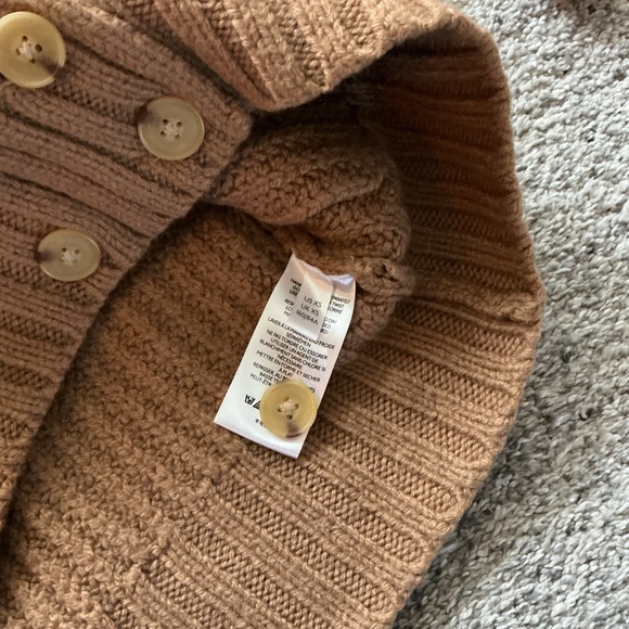 Anthropologie Tan Ribbed Cardigan - Picture 7 of 9